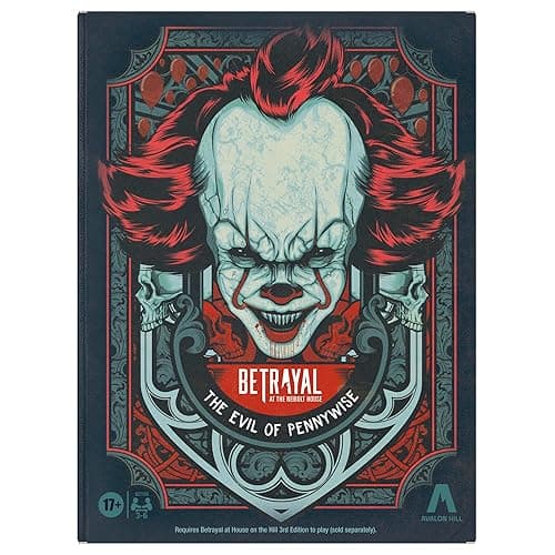 Avalon Hill Betrayal at The Neibolt House: The Evil of Pennywise Expansion | Ages 17+ | 3-6 Players