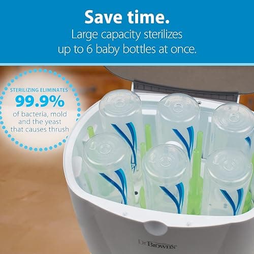 Dr. Brown’s Deluxe Electric Sterilizer for Baby Bottles and Other Baby Essentials thumbnail 4