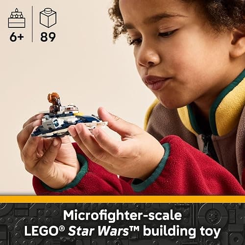 LEGO Star Wars Plo Koon’s Jedi Starfighter Microfighter Kids Toy - Building Toy for Pretend Play - Clone Wars Playset and Room Decor for Boys and Girls, Ages 6+ - Birthday Gift Idea - 75400 thumbnail 2