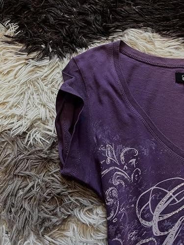 Y2K Graphic T-Shirt for Women 2000s Clothes Grunge Emo Streetwear Shirts Slim Fit Cool Butterfly Skull Aesthetic Tee thumbnail 4