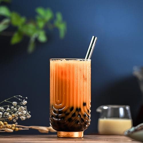 Flavfar Thai Milk Tea Kit – Now with No Added Condensed Milk | Instant Brown Sugar Boba, Low Calorie, Authentic Bubble Tea from Taiwan – 5 Servings thumbnail 6