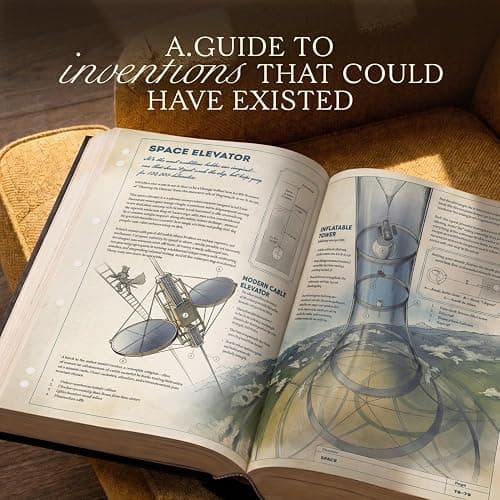 The Black Book. The Ultimate Guide to Alternative Inventions | Invention Encyclopedia with Over 250 Pages of Parallel Worlds with Mesmerizing, Hand-Drawn Illustrations thumbnail 3