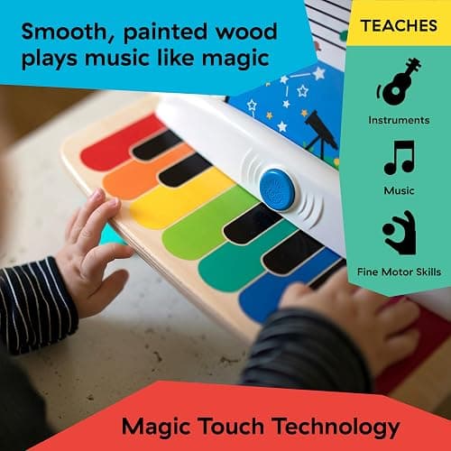 Baby Einstein and Hape Magic Touch Piano Wooden Musical Toddler Toy, Age 6 Months and Up thumbnail 7