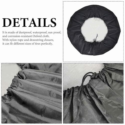 Cactus Garden Pattern Tire Covers Wheel Cover Protectors Waterproof Spare Tire Cover Universal Fit RV SUV Truck Trailer Accessories thumbnail 8