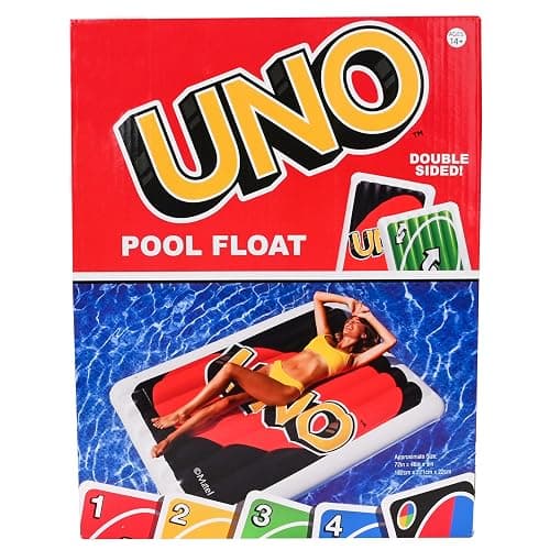 Uno™ Pool Float – Giant Inflatable Reverse Card, Floatie for Pool, Beach & Lake, Durable Vinyl Raft, 6 Feet Tall, Perfect for Lounging & Summer Fun thumbnail 6