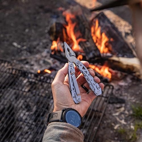 Gerber Gear Suspension-NXT 15-in-1 EDC Multi tool with Pocket Knife, Needle Nose Pliers and Wire Stripper Tools, Gifts for Men, Survival and Camping Gear, Stainless Steel thumbnail 14