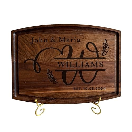 Personalized Cutting Boards – Personalized Cutting Boards Wood Engraved – Lovely Birthday, Anniversary, Bridal Shower, Wedding Present – Custom Christmas gift- House warming Gift - USA Handmade - Image 1