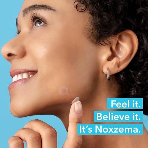 Noxzema Hydrocolloid Pimple Patches with Niacinamide & Tea Tree Extract, Acne Treatment for Face Blemishes, Absorbs Oil & Reduces Breakouts, Dermatologist Tested, 30 Count thumbnail 7