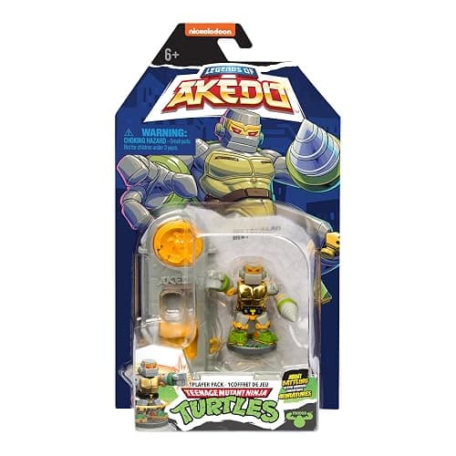 Full Set of 8 Unique Characters - Legends of Akedo Teenage Mutant Ninja Turtles, Mini Battling Warriors TMNT Figure with Samurai Deco Ready to Battle, with Unique Weapons, Ready, Fight, Split Strike thumbnail 9