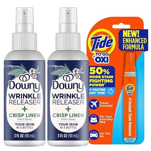 Downy Wrinkle Release Spray Bundle w/Bonus Tide Pen Sample - 3 Pack - Image 1
