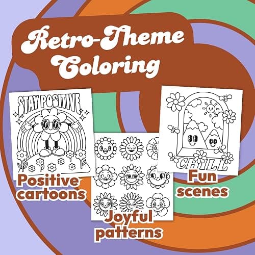 Cozy Coloring Good Vibes: 50+ Bold and Easy Perforated Pages to Color thumbnail 4
