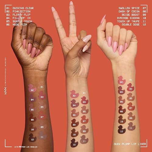 NYX PROFESSIONAL MAKEUP Duck Plump Plumping Lip Liner, Matte Pencil With Up To 10HR Wear, Flirty Flip (Pink Lip Liner) thumbnail 7