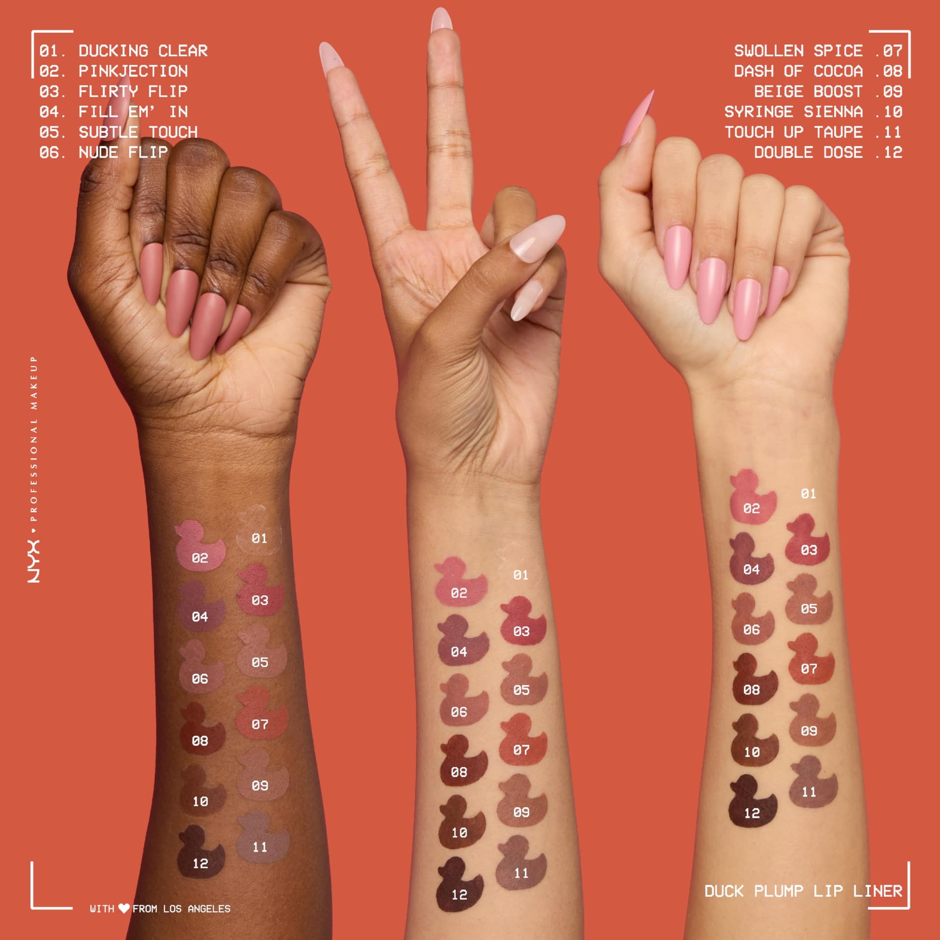 NYX Professional Makeup Duck Plump Liner Tono Flirty Flip (vino), 0.33gr - Delineador de labios voluminizador que dura hasta 16H, infusionado con jengibre picante y pimiento, fórmula vegana thumbnail 7