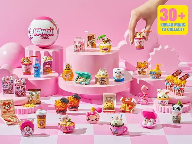 Mini Brands Kawaii Capsule by ZURU, Surprise Kawaii collectable minis, Blind Packaging, Japanese Themed collectables (2 Pack) thumbnail 2