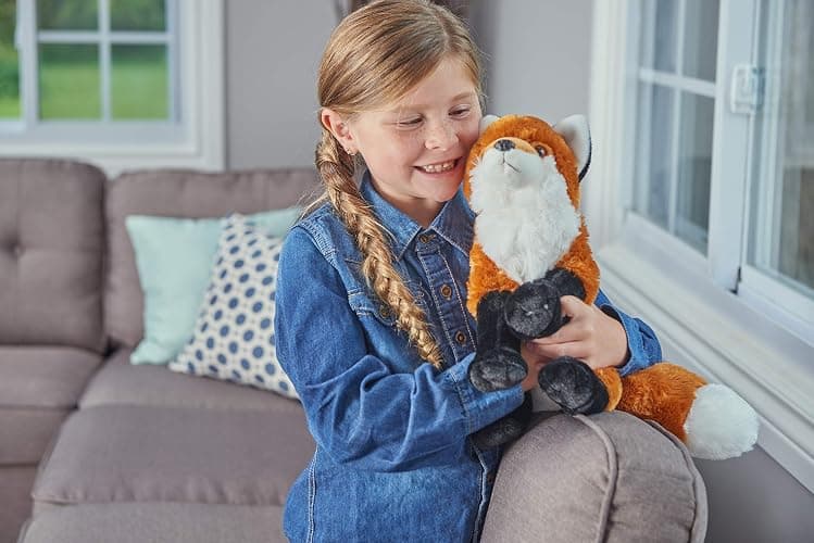 Wild Republic Red Fox Plush, Stuffed Animal, Plush Toy, Gifts For Kids, Cuddlekins 12" (10944) thumbnail 2