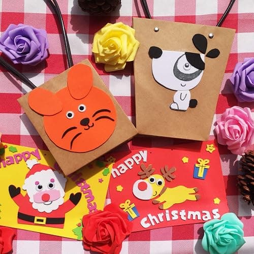 104 Pack Foam Sheets Craft 5.5x8.5 inch Eva Color Foam Paper Set for Crafts Project Preschoolers Classroom Scrapbooking DIY Handcraft by MEARCOOH thumbnail 7