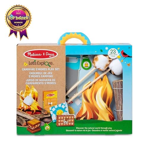 Melissa & Doug Let's Explore Campfire S’mores Set with Toy food & Kids Play Kitchen Accessories, Preschool Learning Toys for Girls & Boys 3+ thumbnail 6