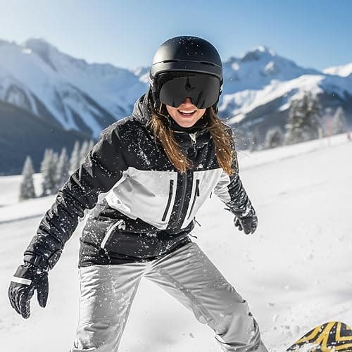 SCHNORR Skibrille mit magnetischer Glaswechselfunktion Full REVO, Anti-Fog, UV400 Skibrille Männer, Ski Brille Frauen, Snowboardbrille, schlechtes Wetter, Schibrille, Skiing Goggles thumbnail 8