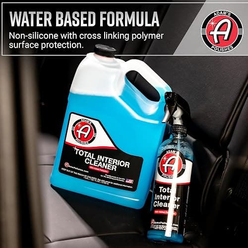 Adam's Polishes Total Interior Cleaner & Protectant, Quick Detailer & SiO2 Protection, Ceramic Infused, Anti-Static, OEM Finish, For Leather, Vinyl, Plastics, Glass & More thumbnail 6