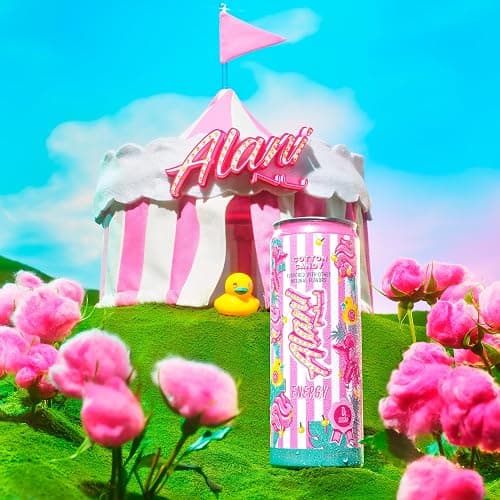 Alani Nu COTTON CANDY, Sugar Free, Low Calorie Energy Drinks, 200mg Caffeine, Biotin, B Vitamins, Zero Sugar, 10 Calories, 12 Fl Oz Cans, 12 Pack thumbnail 7