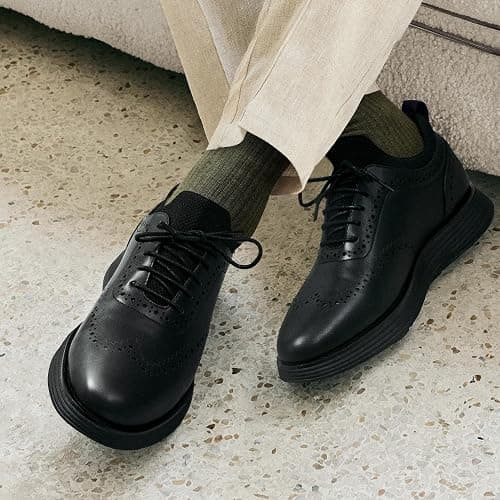 Bruno Marc Men's MaxFlex Dress Sneakers Oxfords Casual Wingtip Brogue Shoes thumbnail 6