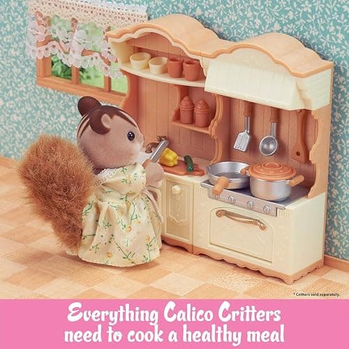 Calico Critters Kitchen Playset - Create Delicious Meals with Your Critters thumbnail 5