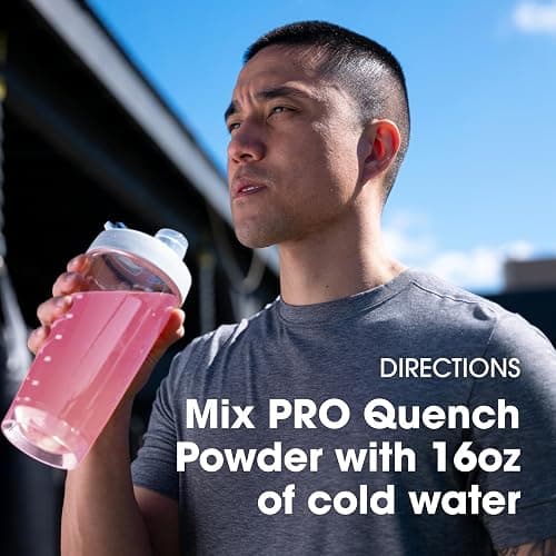 Optimum Nutrition Pro Quench, 10g Clear Protein, 10g Collagen peptides & Electrolyte Powder Drink Mix, Strawberry, 20 Servings, 520 Grams (Packaging May Vary) thumbnail 6