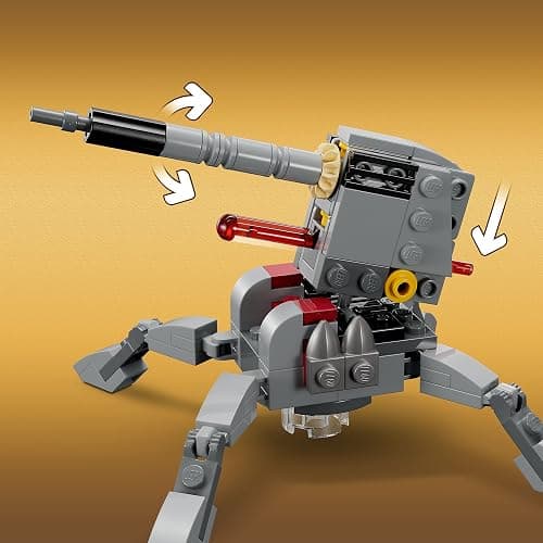 LEGO Star Wars 501st Clone Troopers Battle Pack Toy Set, Buildable AV-7 Anti Vehicle Cannon, with 4 Clone Trooper Minifigures, Portable Travel Toy, Great Birthday Gift for Kids Ages 6 and Up, 75345 thumbnail 5
