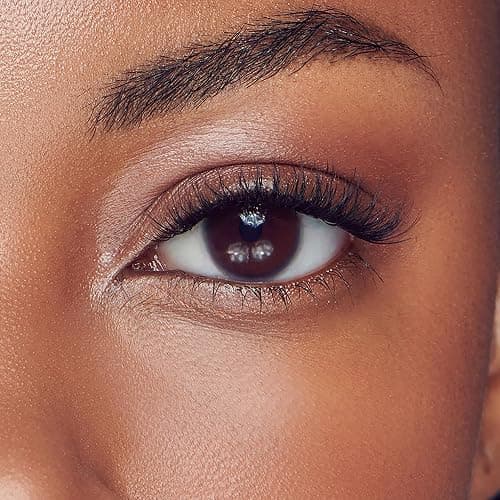 KISS imPRESS Falsies Press On Self Adhesive Eyelashes, 12mm-14mm Natural Volume Press On Lashes, Black, No Glue Needed, Invisible Band, 20 Lash Clusters & Non-Stick Applicator - Natural thumbnail 8
