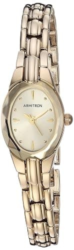 Armitron Women's Oval Faceted Crystal Bracelet Watch - Image 1