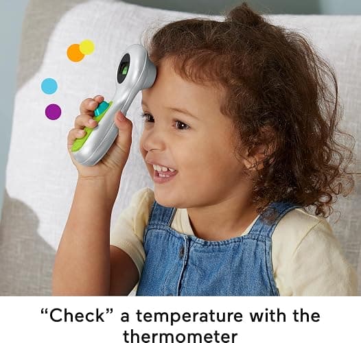 Fisher-Price Medical Kit 7-Piece Doctor Bag | Preschool Pretend Play, Dress Up Toys for Toddlers & Kids Ages 3+ Years thumbnail 4