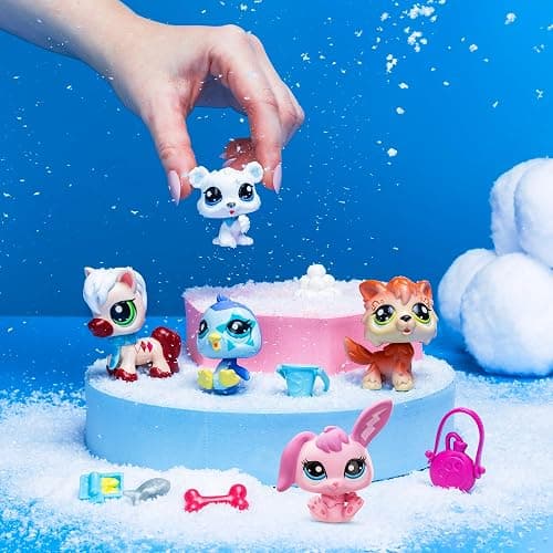 Littlest Pet Shop - Winter Besties Collector Set - LPS Gen 7, Authentic Mystery Figures, Surprise Collectible Kidult Toy, Girls, Boys, Kids, Tweens Ages 4+ thumbnail 2