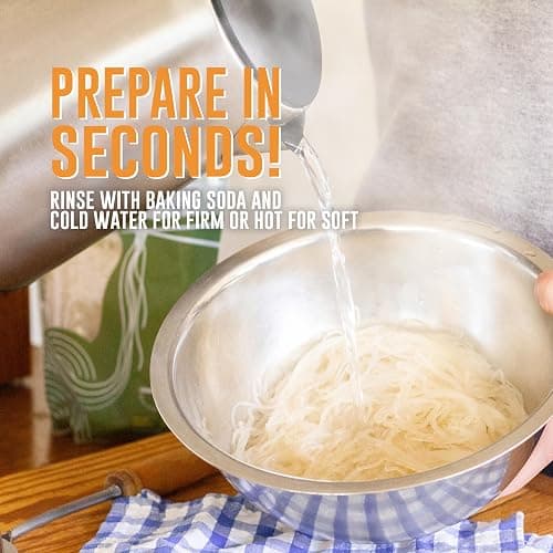 Sea Tangle Kelp Noodles (12oz) - Low Calorie Asian Noodles for Healthy Noodle Dishes - Gluten Free, Keto Noodle Sub for Rice Noodles, Glass Noodles, Pad Thai Noodles, Vermicelli thumbnail 7