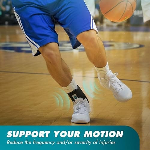 Med Spec ASO Ankle Stabilizer (Large, Black) – Ankle Brace for Sprained Ankle and Peroneal Tendonitis, Orthopedic Ankle Support for Men, Women, Adults, Teens and Kids, Sports Injury Recovery, 264015 thumbnail 5