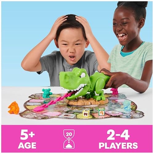 Spin Master Games, Snack-O-Saurus Rex, Interactive Dinosaur Toy for Kids, Board Games for Family Night, 2-4 Players, for Ages 5 & Up thumbnail 3
