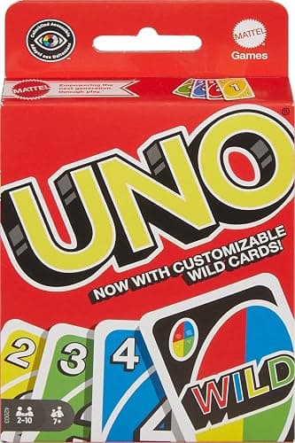 Mattel Games UNO Color & Number Matching Card Game for 2-10 Players Ages 7Y+ - Image 1