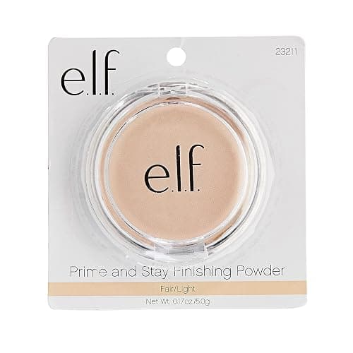 e.l.f. Prime & Stay Finishing Powder, Sets Makeup, Controls Shine & Smooths Complexion, Sheer, 0.18 Oz (5g) thumbnail 3