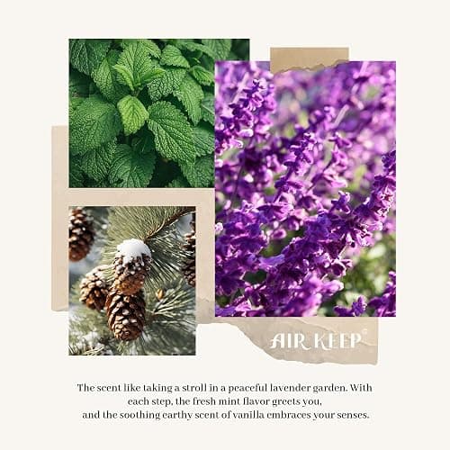Airkeep Reed Diffuser Set,3.38 fl oz (100 ml) - Lavender Eucalyptus Oil Diffusers with 8 Reed Sticks, Home Fragrance Reed Diffuser for Bathroom Shelf Decor thumbnail 7