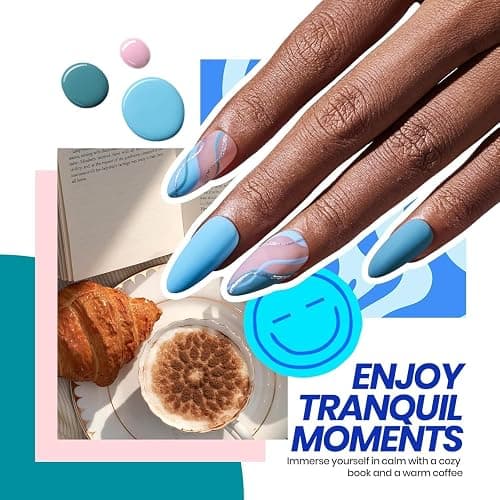 Beetles Gel Nail Polish Kit with U V Light, 68 Pcs Gel Nail Kit 35 Colors Emotional Spectrum with Base Matte&Glossy Top Coat Soak Off Nails Supplies Manicure Set Home Salon Gifts for Women Teen Girl thumbnail 3