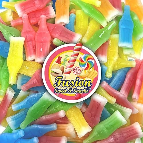 Wax Bottle Candy Drinks, 1 Pound Bag - Retro Wax Candy Bottles, Liquid Filled - Variety Flavor Nip Candy Juice - Classic Wax Candy for Old School Candy Lovers thumbnail 6