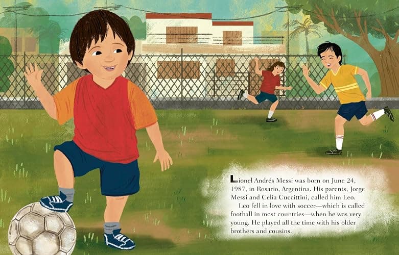 Lionel Messi A Little Golden Book Biography thumbnail 2