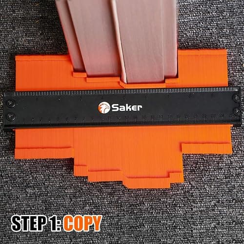 Saker Contour Gauge (10 Inch) Profile Tool with Adjustable Lock,Christmas Gifts for Men Women Dad Boyfriend Husband-Precisely Copy Irregular Shape Duplicator-Cool Gadgets for Woodworking Tool Tracing thumbnail 3