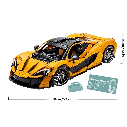 LEGO Technic McLaren P1 - Kit Maquette Hypercar pour Adultes - Idée Cadeau pour Les Passionnés de Voitures - Objet Collector à Échelle Réduite - Réplique de Voiture de Course 42172 thumbnail 3