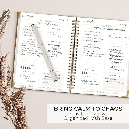 Beautiful To Do List Notebook - Aesthetic Daily Planner to Easily Organize Your Tasks And Boost Productivity - Stylish Undated ADHD Planner Gift and The Perfect School or Office Supplies For Women thumbnail 3