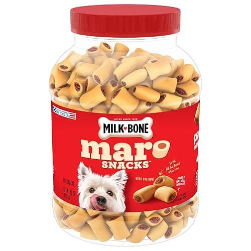 Milk-Bone MaroSnacks Small Dog Treats With Bone Marrow, 40 Ounce Container - Image 1