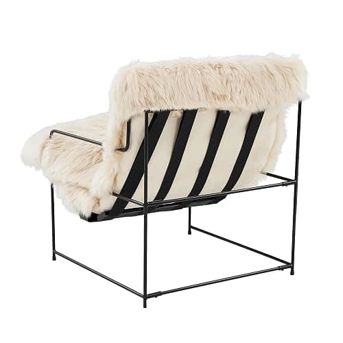 TOV Furniture Kimi Natural Genuine Sheepskin Chair thumbnail 6