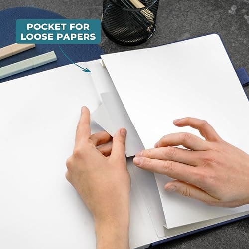 Clever Fox Engineering Notebook – Hardcover Grid Notebook with Numbered Pages, Table of Contents – Patent, Lab & Invention Journal for Engineers & STEM (Dark Blue) thumbnail 6