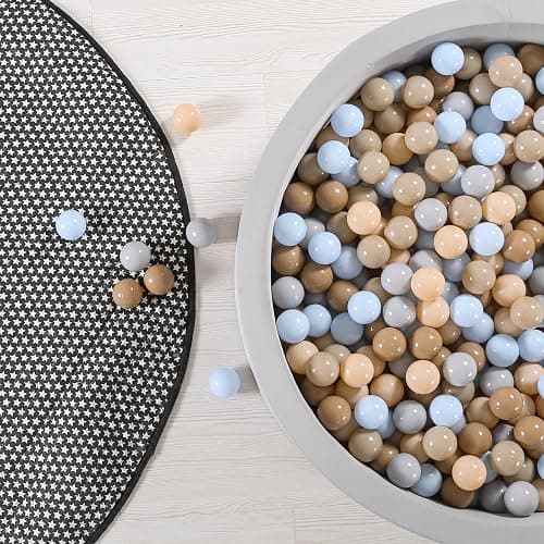 GOGOSO Ball Pits Balls for Toddlers Pack of 50 100 200 Plastics Shape Ball Non-Phthalate Non-BPA Non-Toxic 2.2-Inch Crush Proof Play Balls thumbnail 6