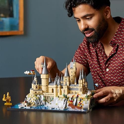LEGO Harry Potter Hogwarts Castle and Grounds - Collectible Set for Adults incl. Main & Astronomy Towers, Great Hall, Chamber of Secrets & Architect Minifigure - 76419 thumbnail 2