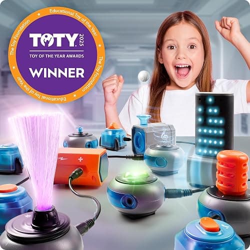 National Geographic Circuit Maker Kit - Electronics Kit for Kids with 120 Electrical Circuit Projects, Electric Circuit STEM Toy, Electronic Projects, Electrical Circuit Kit for Kids, Electricity Kit thumbnail 2